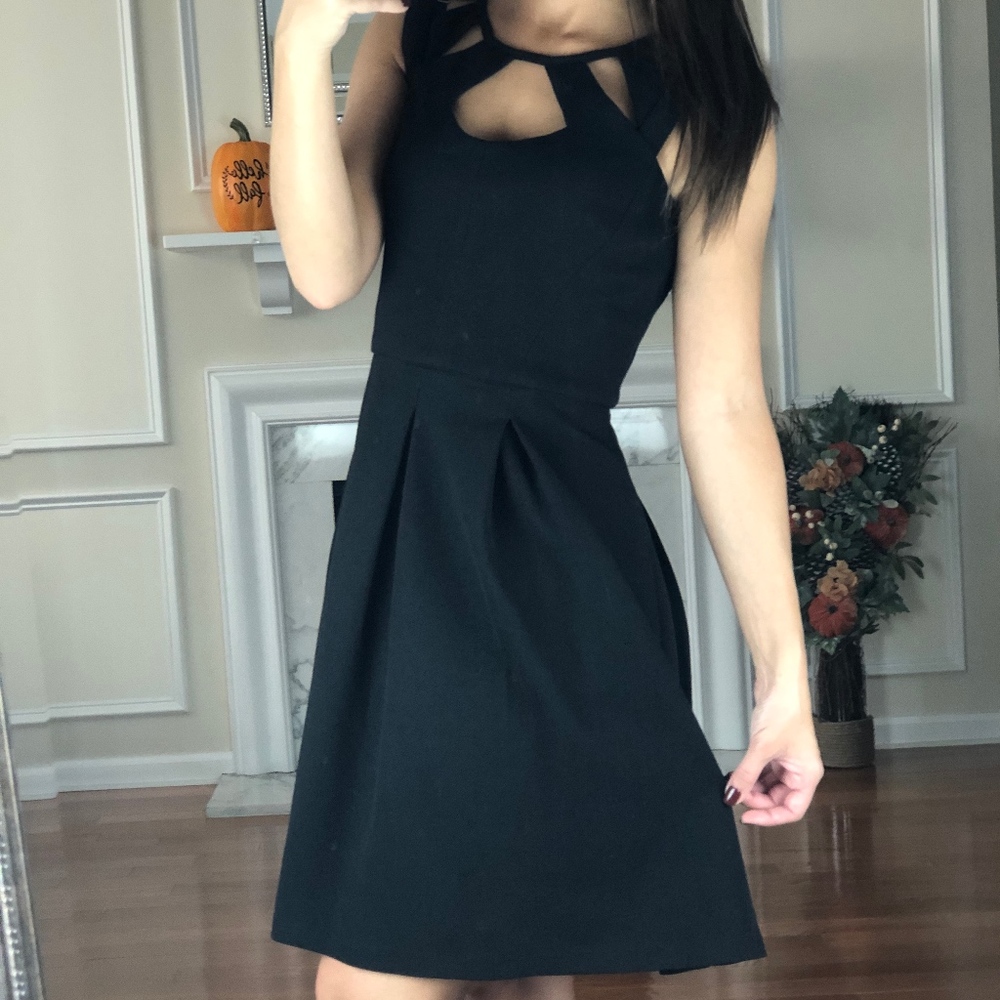 Betsey Johnson Cut Out Black Dress, SZ 2